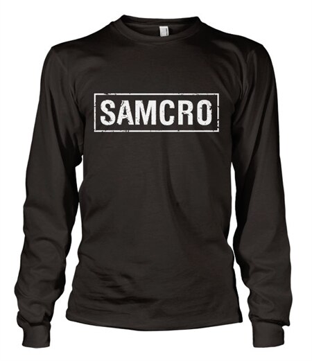SAMCRO Distressed Long Sleeve T-Shirt, Long Sleeve T-Shirt