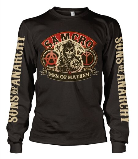 SAMCRO - Men Of Mayhem Long Sleeve T-Shirt, Long Sleeve T-Shirt