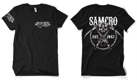SAMCRO Chain T-Shirt, Basic Tee