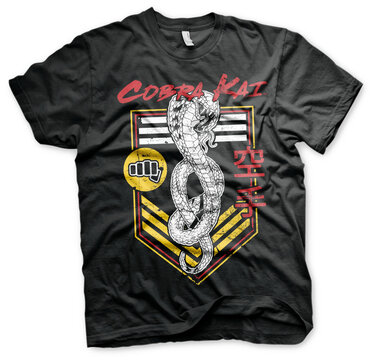 Läs mer om Cobra Kai Punch Patch T-Shirt, T-Shirt