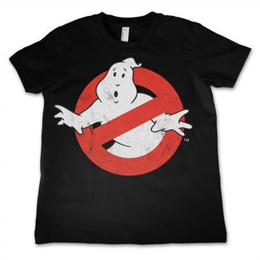 Ghostbusters Distressed Logo Kids T-Shirt, Kids T-Shirt
