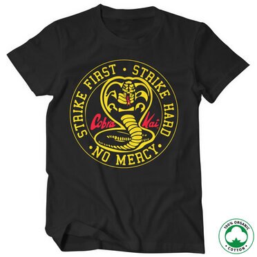 Läs mer om Cobra Kai Round Patch Organic T-Shirt, T-Shirt
