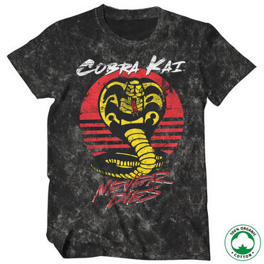 Läs mer om Cobra Kai Never Dies Organic T-Shirt, T-Shirt