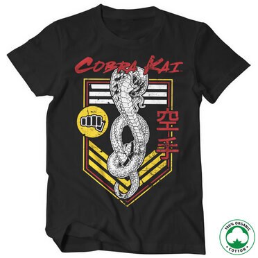 Läs mer om Cobra Kai Punch Patch Organic T-Shirt, T-Shirt