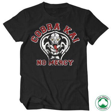 Läs mer om Cobra Kai - No Mercy Organic T-Shirt, T-Shirt