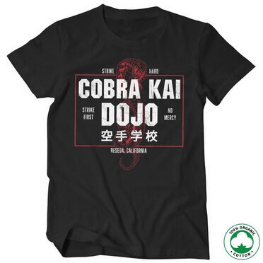 Läs mer om Cobra Kai Dojo Organic T-Shirt, T-Shirt