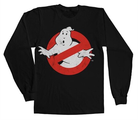Ghostbusters Distressed Logo LS T-Shirt, Long Sleeve T-Shirt