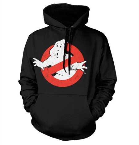 Ghostbusters Distressed Logo Hoodie, Hooded Pullover