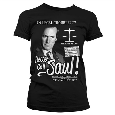 Läs mer om Better Call Saul Girly Tee, T-Shirt