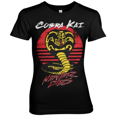 Läs mer om Cobra Kai Never Dies Girly Tee, T-Shirt