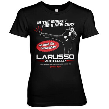 Läs mer om Cobra Kai - Larusso Auto Group Girly Tee, T-Shirt