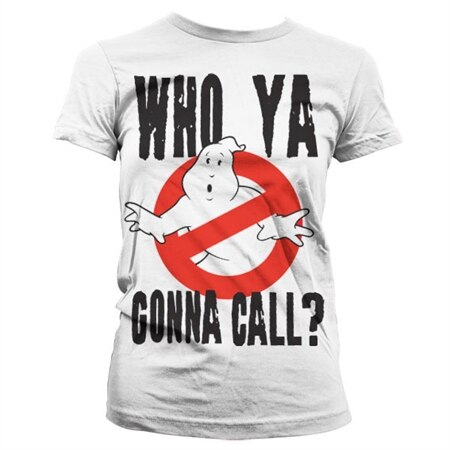 Läs mer om Who Ya Gonna Call? Girly T-Shirt, T-Shirt