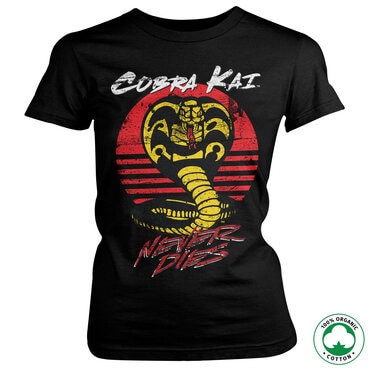 Läs mer om Cobra Kai Never Dies Organic Girly Tee, T-Shirt