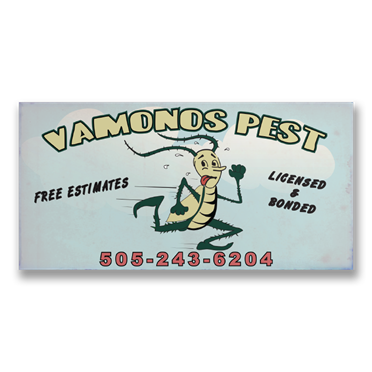 Läs mer om Vamonos Pest Road Sign Sticker, Accessories