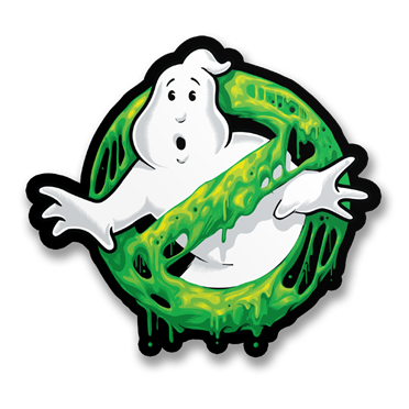 Läs mer om Ghostbusters Slime Logotype Sticker, Accessories