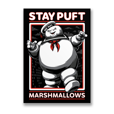 Läs mer om Stay Puft Marshmallows Sticker, Accessories