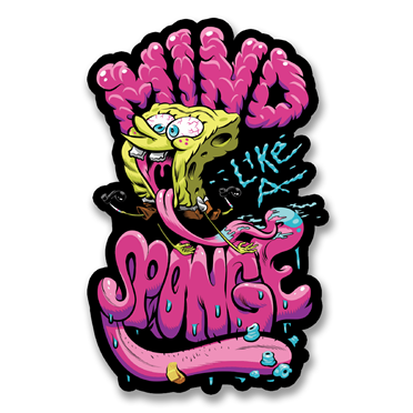 Mind Sponge Sticker, Accessories