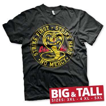 Läs mer om Cobra Kai Round Patch Big & Tall T-Shirt, T-Shirt