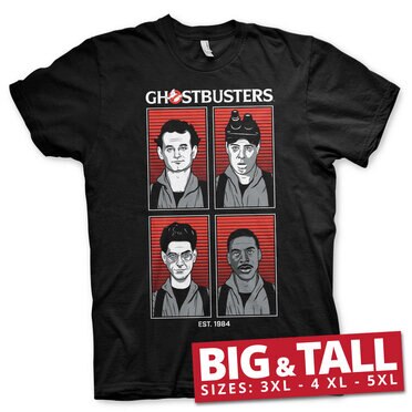 Läs mer om Ghostbusters Original Team Big & Tall T-Shirt, T-Shirt