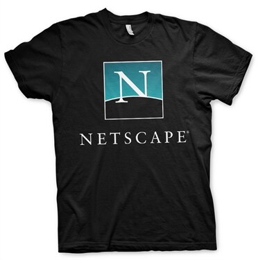 Netscape Washed Logo T-Shirt, Basic Tee