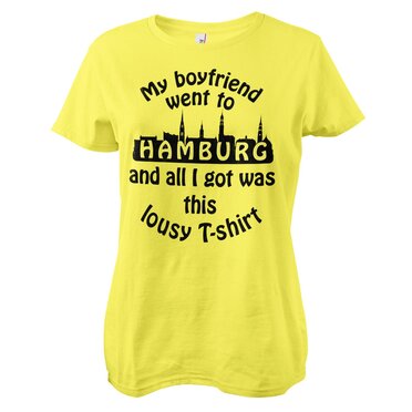 Läs mer om My Boyfriend Went To Hamburg Girly Tee, T-Shirt