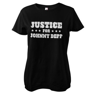 Läs mer om Justice For Johnny Depp Girly Tee, T-Shirt