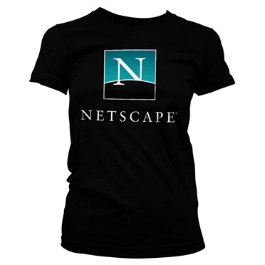 Netscape Washed Logo Girly Tee, Girly Tee