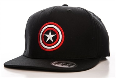 Captain America Shield Snapback Cap, Adjustable Snapback Cap