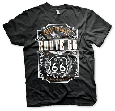 Läs mer om Route 66 - Coast To Coast T-Shirt, T-Shirt