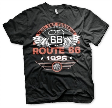 Route 66 - Feel The Freedom T-Shirt, Basic Tee