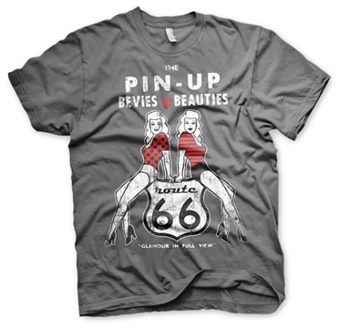 Läs mer om Route 66 Pin-Ups T-Shirt, T-Shirt