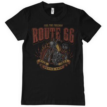 Läs mer om Route 66 - Golden Chopper T-Shirt, T-Shirt