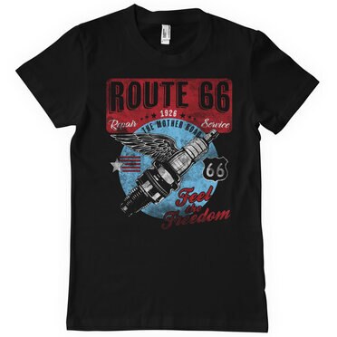 Läs mer om Route 66 Vintage Spark T-Shirt, T-Shirt