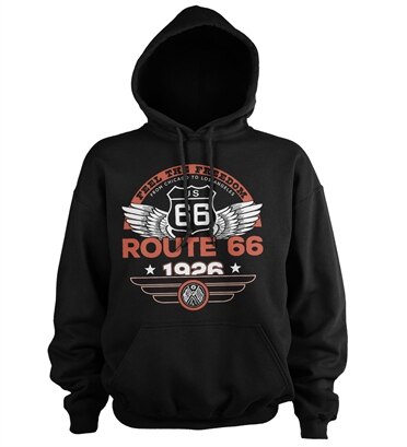 Route 66 - Feel The Freedom Hoodie, Hooded Pullover
