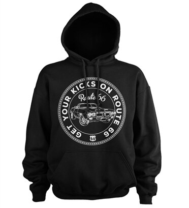 Get Your Kicks On Route 66 Hoodie, Hooded Pullover