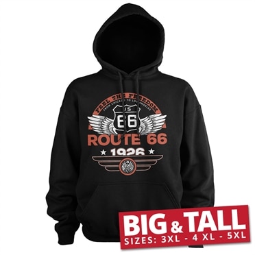Route 66 - Feel The Freedom Big & Tall Hoodie, Big & Tall Hooded Pullover