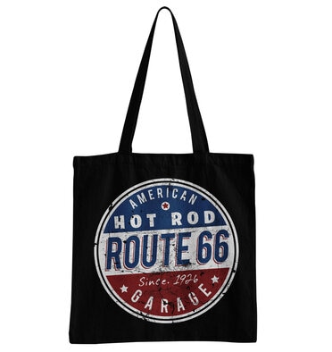 Läs mer om Route 66 - Hot Rod Garage Tote Bag, Accessories