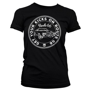 Get Your Kicks On Route 66 Girly Tee, Girly Tee