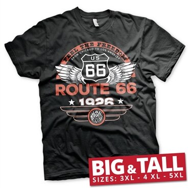 Läs mer om Route 66 - Feel The Freedom Big & Tall T-Shirt, T-Shirt