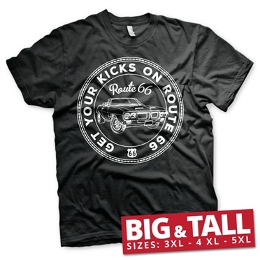 Läs mer om Get Your Kicks On Route 66 Big & Tall T-Shirt, T-Shirt
