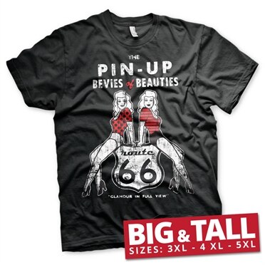 Läs mer om Route 66 Pin-Ups Big & Tall T-Shirt, T-Shirt