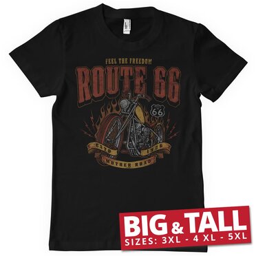 Läs mer om Route 66 - Golden Chopper Big & Tall T-Shirt, T-Shirt