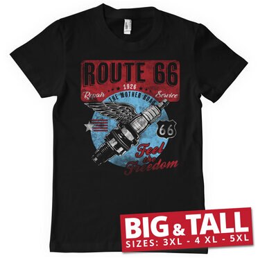 Läs mer om Route 66 Vintage Spark Big & Tall T-Shirt, T-Shirt