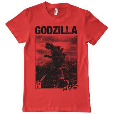 Läs mer om Godzilla Vintage T-Shirt, T-Shirt