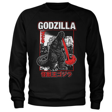 Läs mer om Godzilla - Atomic Breath Sweatshirt, Sweatshirt