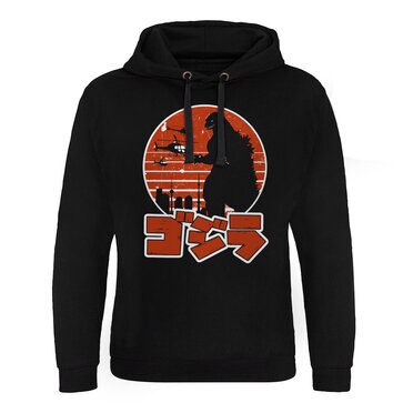 Läs mer om Godzilla Japanese Logo Epic Hoodie, Hoodie