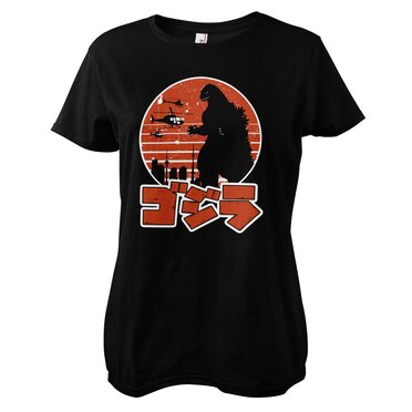 Läs mer om Godzilla Japanese Logo Girly, T-Shirt
