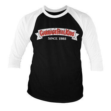 Läs mer om Garbage Pail Kids - Since 1985 Baseball 3/4 Sleeve Tee, Long Sleeve T-Shirt
