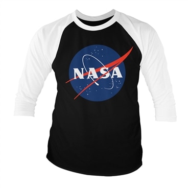 Läs mer om NASA Insignia Baseball 3/4 Sleeve Tee, Long Sleeve T-Shirt