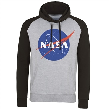 NASA Insignia Baseball Hoodie, Baseball Hooded Pullover